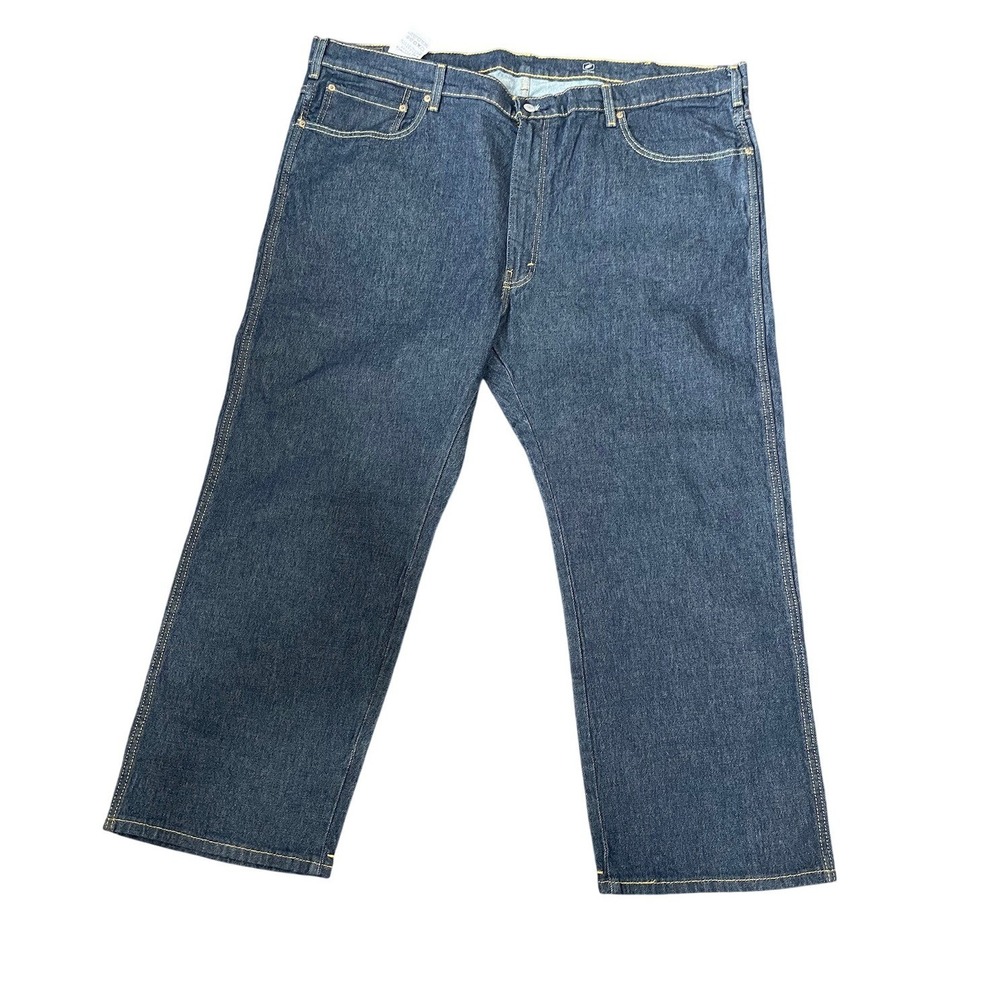 Levi Strauss Co Mens Western Fit Jeans Dark Wash W48 L30 Casual Comfort